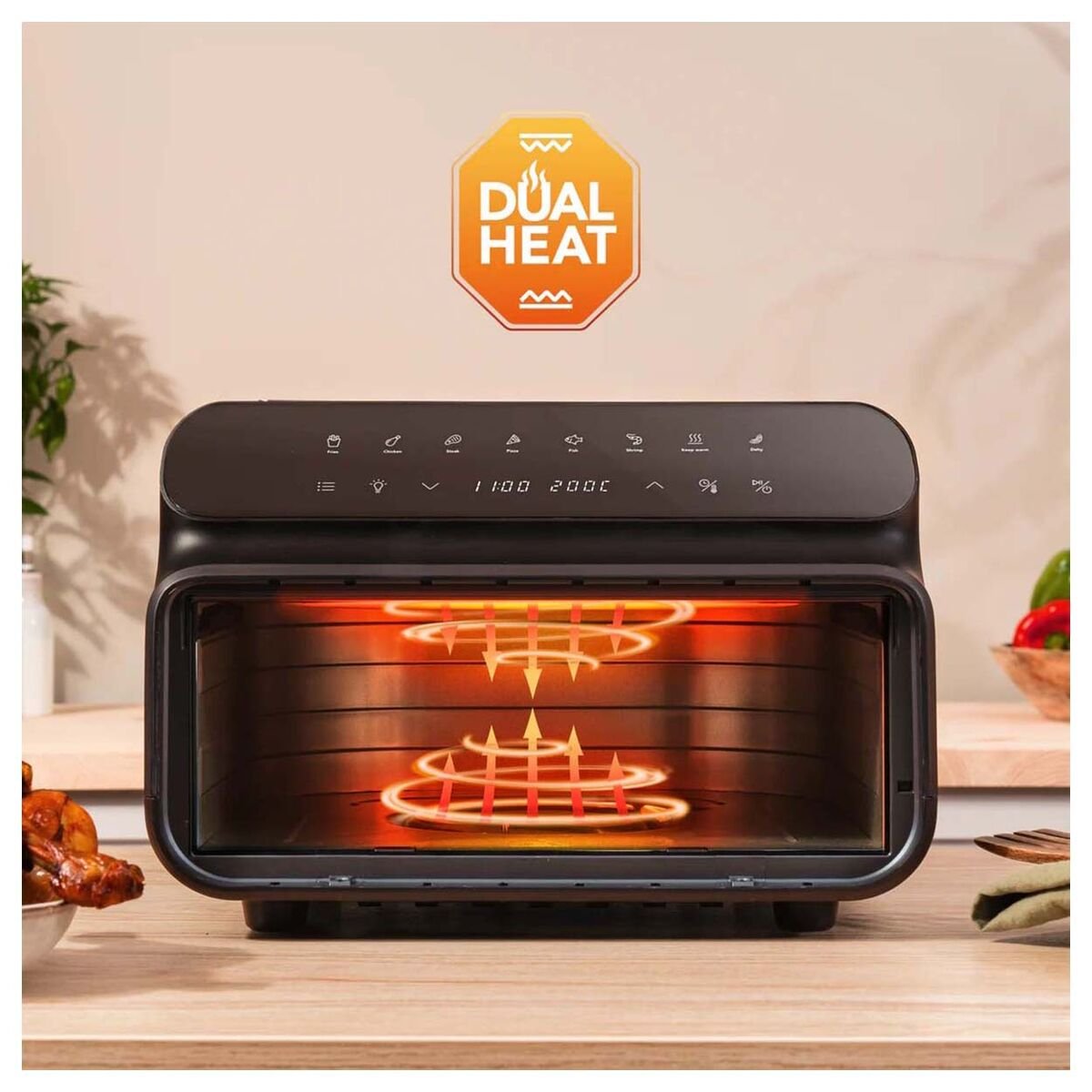 Wilfa Dualfry Grill 10L Varmluftfrituregryde Sort – Image 6