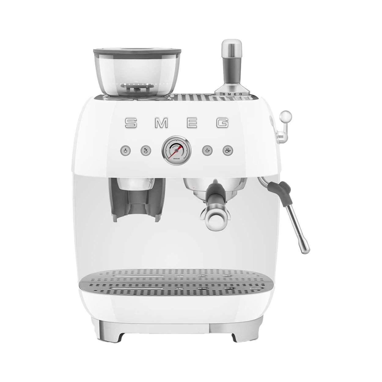 Smeg EGF03WHEU Espressomaskine i 50'er-stil, hvid – Image 4
