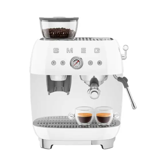 Smeg EGF03WHEU Espressomaskine i 50'er-stil, hvid